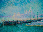 VENISE MATINALE - 1985 huile sur toile, 116x73 cm. Coll. priv�e Londres.jpg